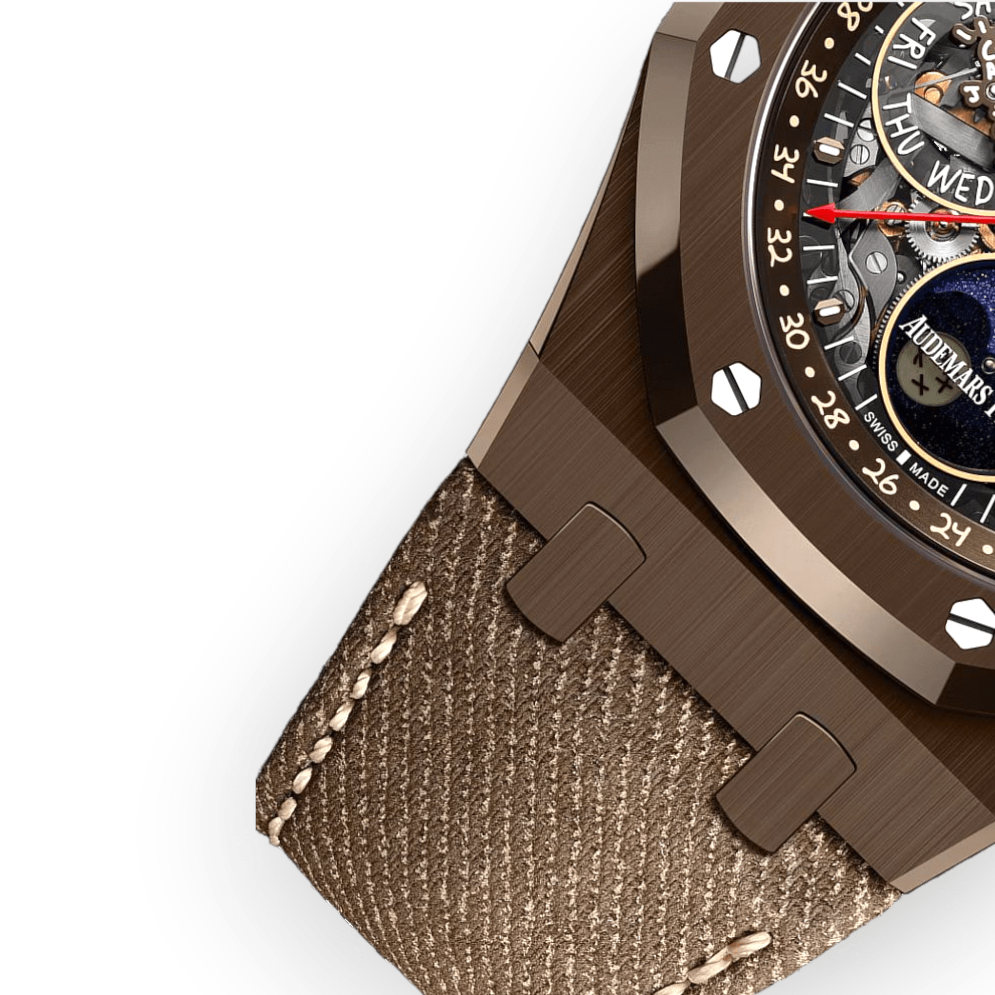 Pre- Owned Audemars Piguet Royal Oak Perpetual Calendar Openworked "Cactus Jack" Limited Edition Ref. 26585CM.OO.D301VE.01 - Image 2