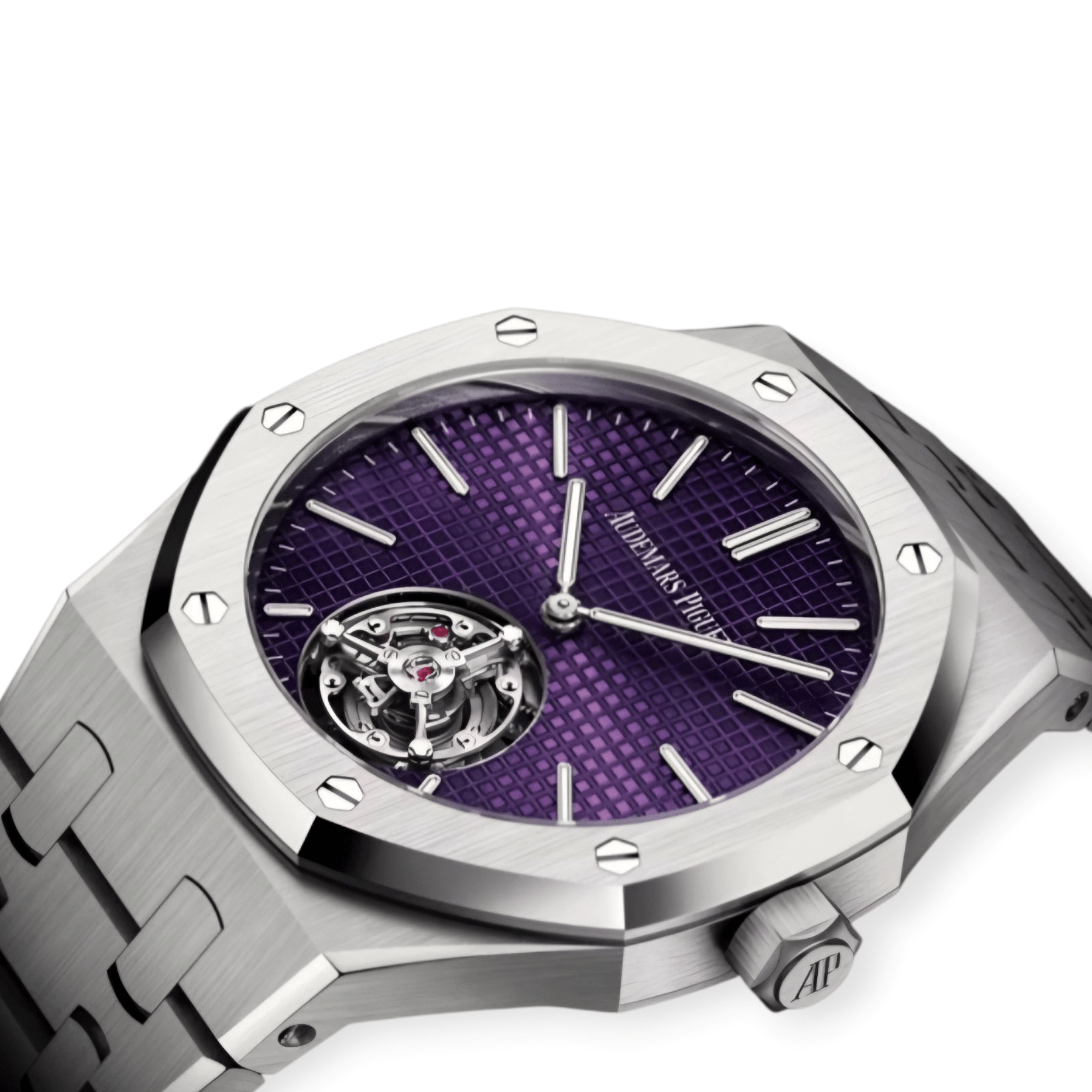 Pre-Owned Audemars Piguet Royal Oak Selfwinding Flying Tourbillon Extra-Thin (RD#3) 50th Anniversary 26660ST.OO.1356ST.01 - Image 2