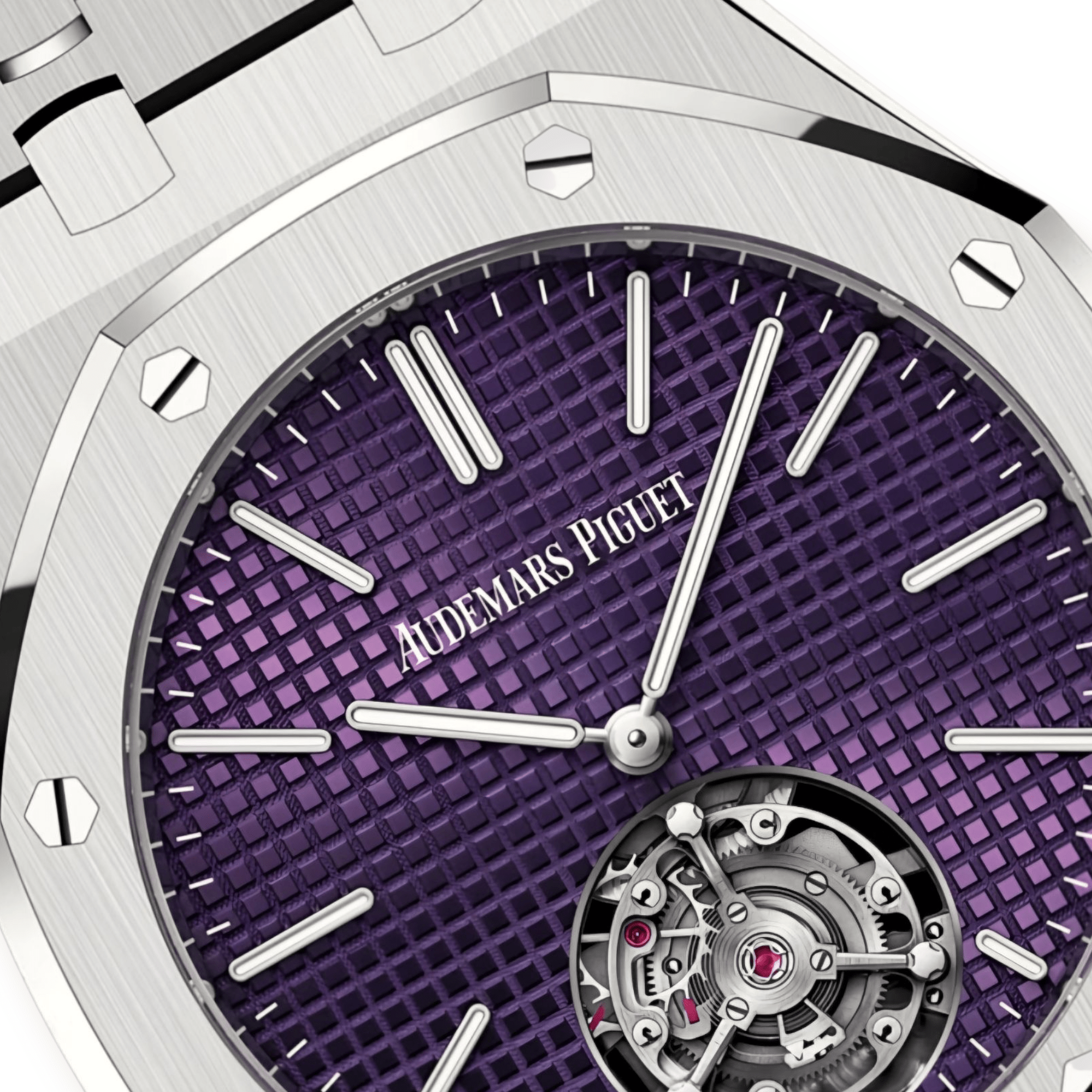 Pre-Owned Audemars Piguet Royal Oak Selfwinding Flying Tourbillon Extra-Thin (RD#3) 50th Anniversary 26660ST.OO.1356ST.01 - Image 3