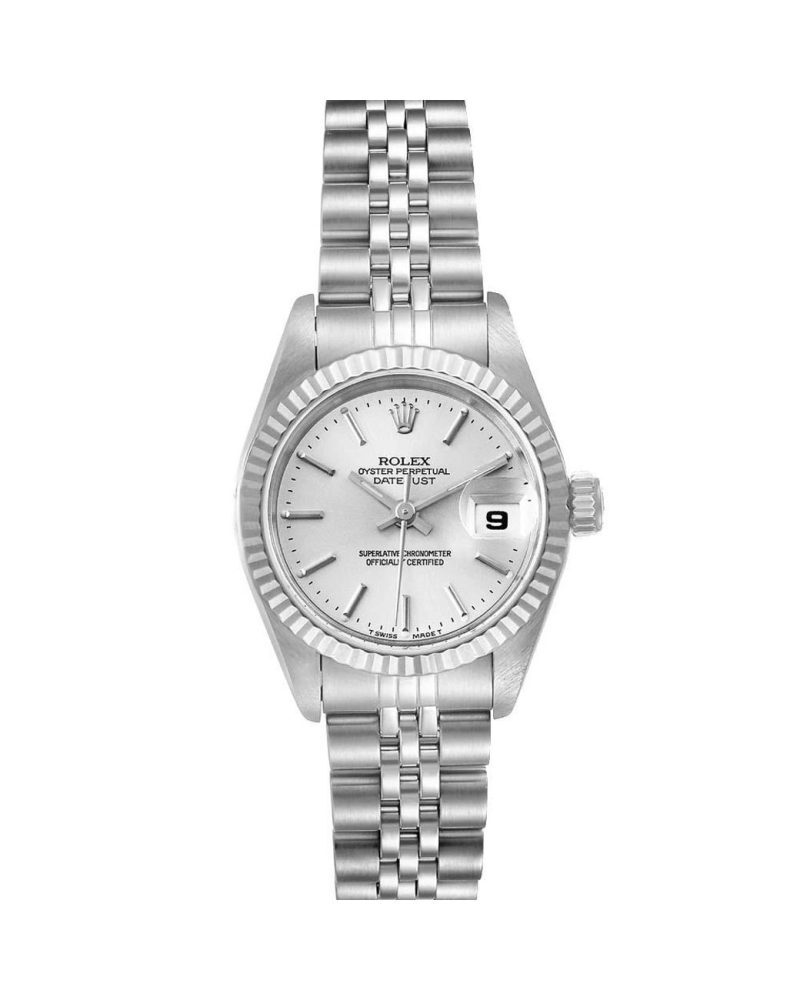 Pre-Owned Rolex Datejust 36mm Mother of Pearl Diamond Dial Steel Ladies Automatic Watch