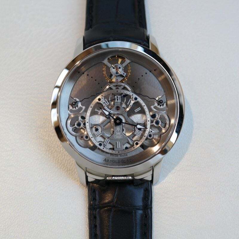 Pre-Owned Arnold & Son Time Pyramid