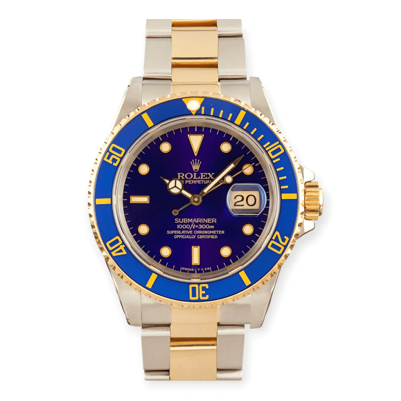 Pre-Owned Rolex Submariner Old Model Royal Blue Dial 16613