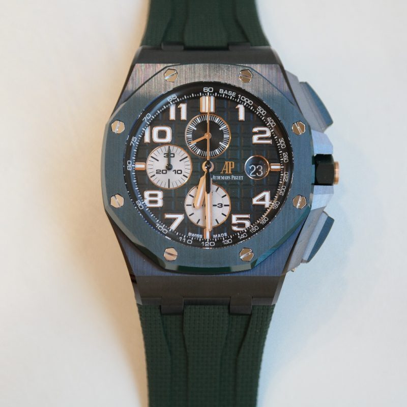 Pre-Owned Audemars Piguet Offshore Green Ceramic 44mm 26405CE.OO.A056CA.01
