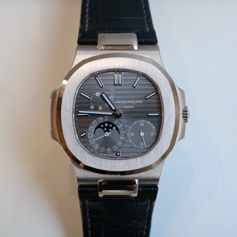 Pre-Owned Patek Philippe Nautilus White Gold 40mm 5712G-001