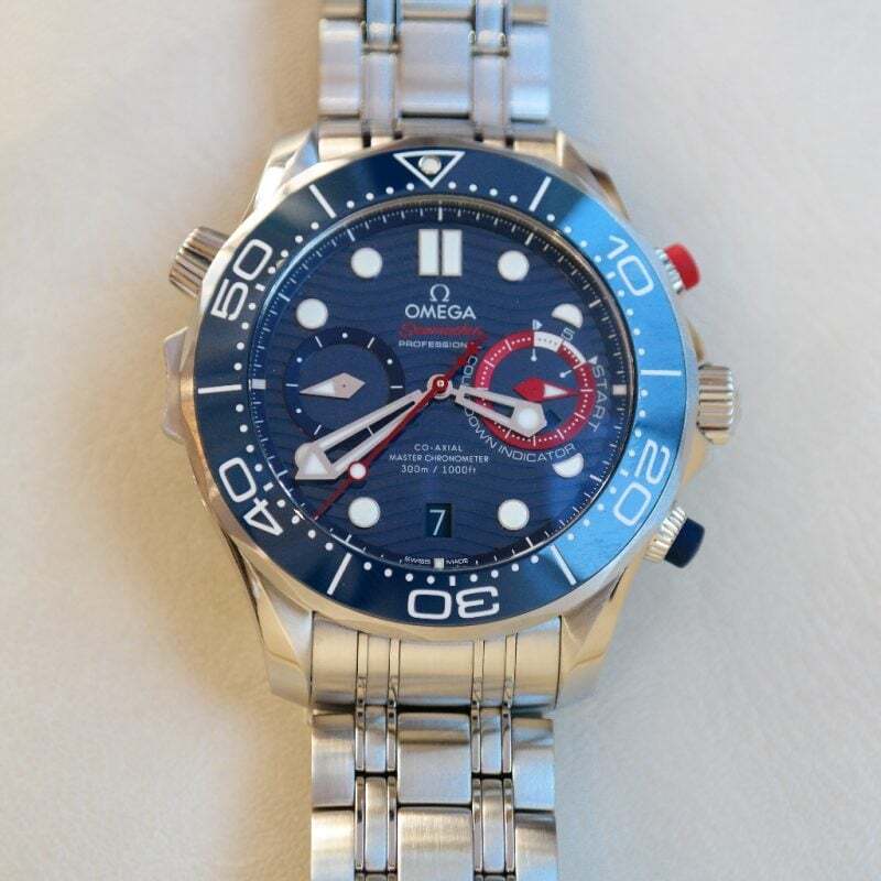 Pre-Owned Omega Seamaster Chronometer Americas Cup2021 210.30.44.51.03.002