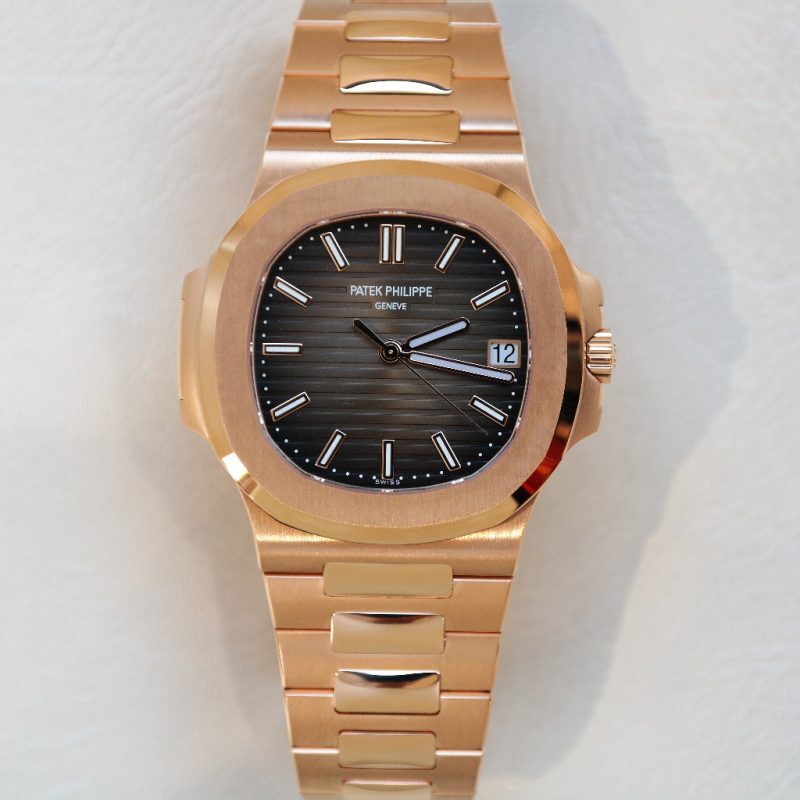 Pre-owned Patek Philippe Nautilus Rose Gold 40mm 5711/1R