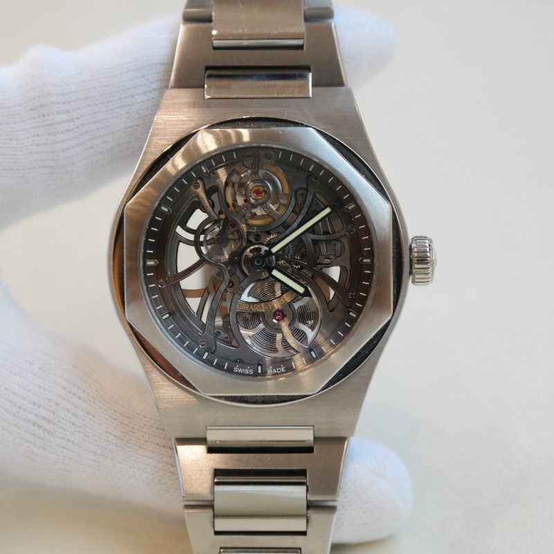 Pre-Owned Girard Perregaux Laureato Skeleton Stainless Steel 42mm