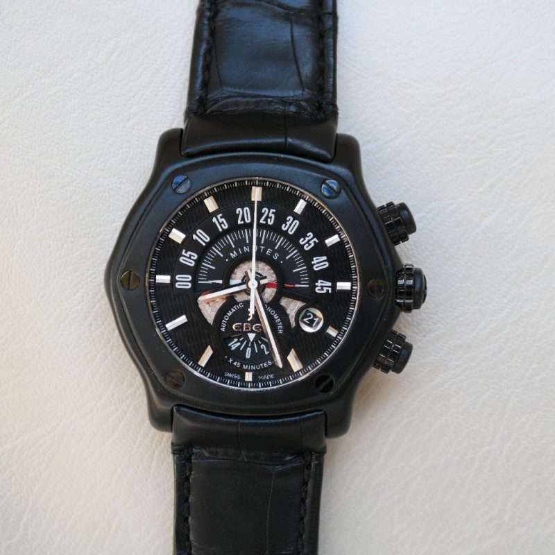 Pre-Owned Ebel 1911 Chronograph Tekton FC Bayers 42mm Limited of 250 Pieces