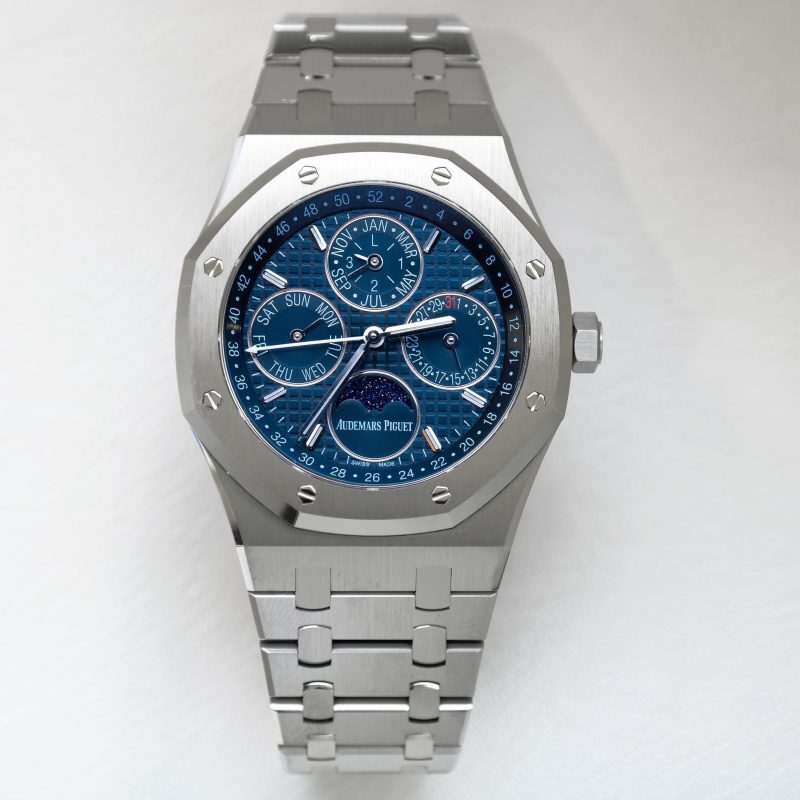 Pre-owned Audemars Piguet Royal Oak Perpetual Calendar Steel 41mm 26574ST.OO.1220ST.02