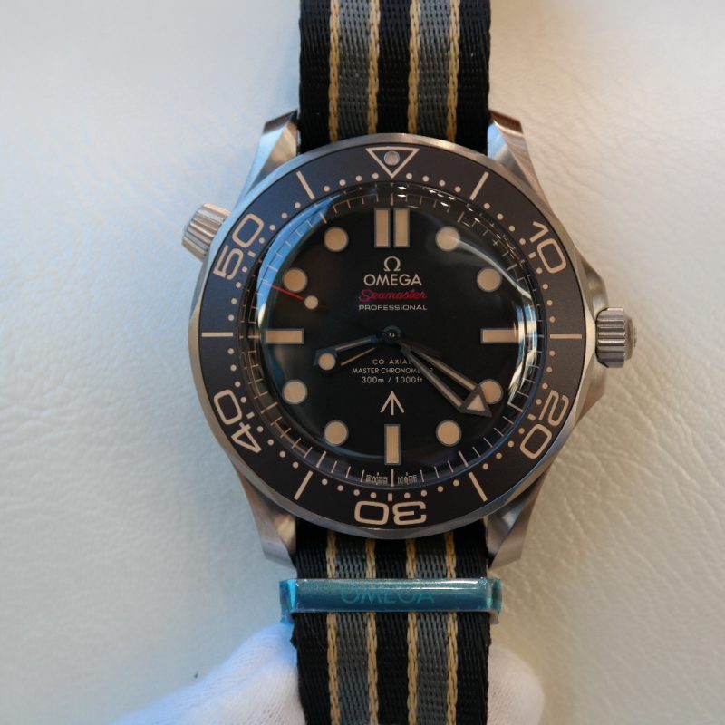 Pre-owned Omega Diver Titanium 42mm James Bond 007 No Time To Die 210924220001001