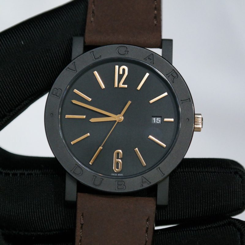 Pre-Owned BVLGARI Cities Special Edition Dubai Automatic Men's Watch 103225