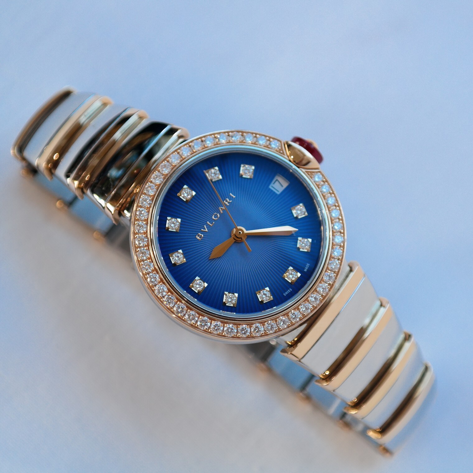 Bulgari Lvcea Automatic Stainless Steel & Gold (Ref. 102980)