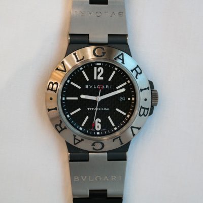 Bulgari Diagono watch in titanium Circa 2000