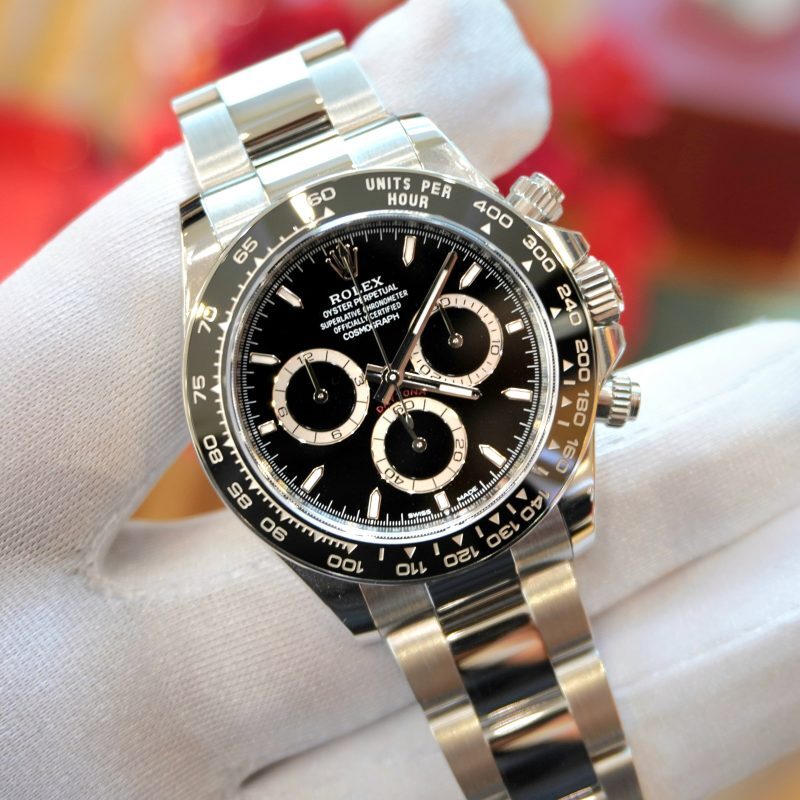 Pre-Owned Rolex Cosmograph Daytona Steel 40mm Black Dial 126500LN