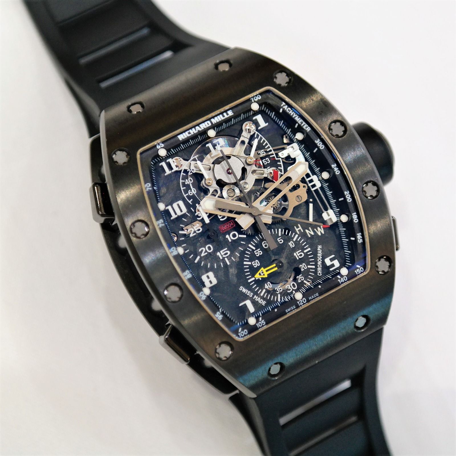 Pre-owned Richard Mille RM 004 Carbon TPT Split Seconds Chronograph