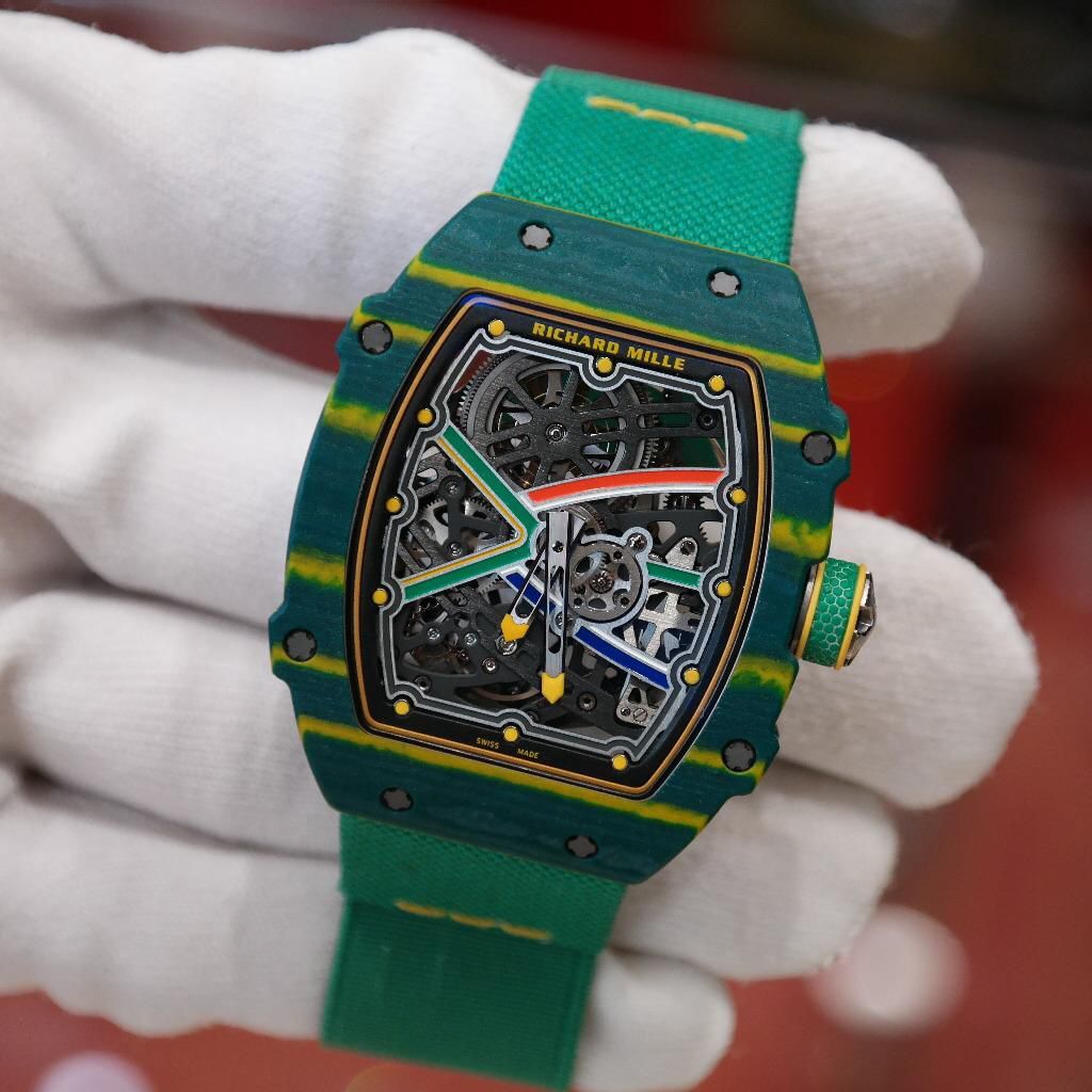Pre-owned Richard Mille RM 67-02 CA FQ Extra Flat Wayde Van Niekerk High Jump