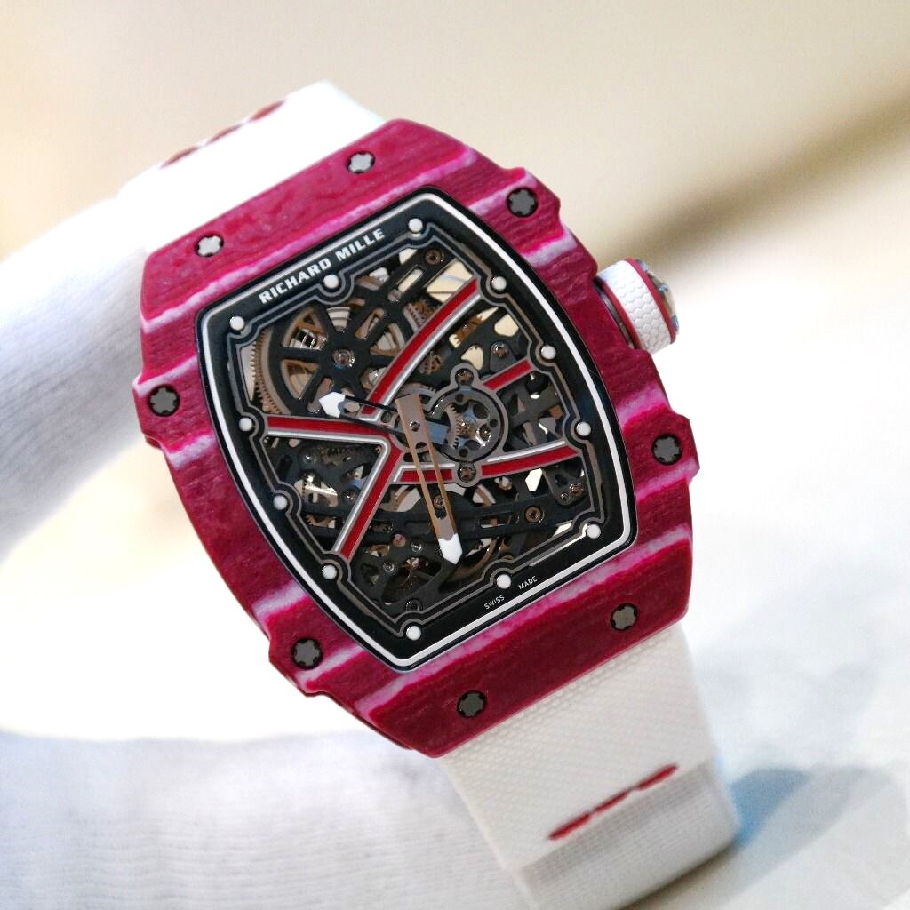 Pre-owned Richard Mille RM 67-02 High Jump Purple Men's Watch