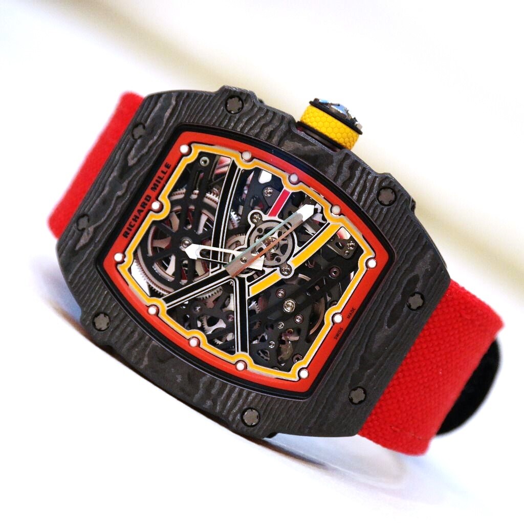 Pre-owned Richard Mille RM67-02 Alexander Zverev Skeleton Dial Arabic Numeral