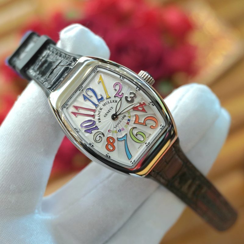 Pre-Owned Franck Muller Lady Vanguard Color Dreams Steel 32mm V 32 QZ COL DRM - Image 2