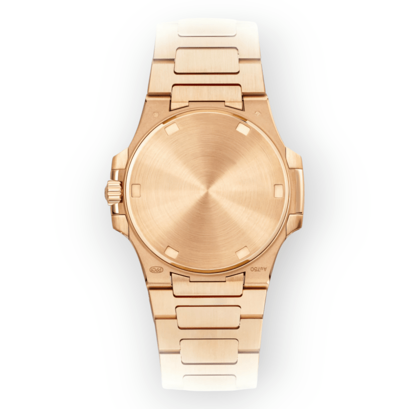 Pre-Owned Patek Philippe Ladies Nautilus Full Rose Gold Purple Dial 32mm 7010/1R-013 - Image 3
