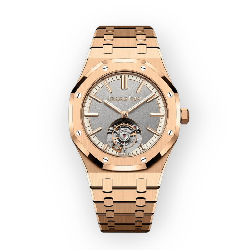 Pre-Owned Audemars Piguet Royal Oak Self-Winding Flying Tourbillion 41mm Rose Gold 26730OR.O0.1320OR.05