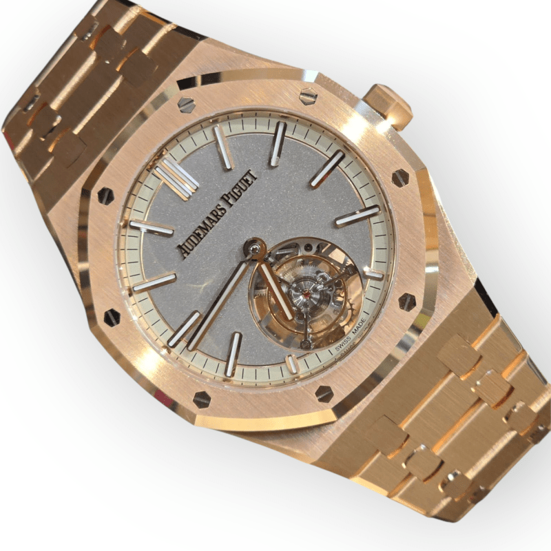 Pre-Owned Audemars Piguet Royal Oak Self-Winding Flying Tourbillion 41mm Rose Gold 26730OR.O0.1320OR.05 - Image 4