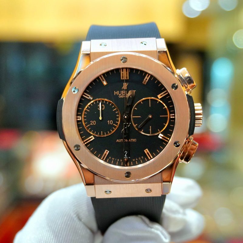 Pre-Owned Hublot Classic Fusion Chronograph King Gold 45mm Black Dial 521.OX.1181.RX - Image 3