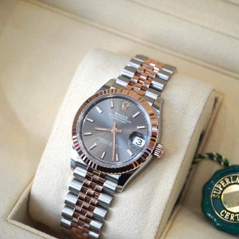 Pre-Owned Rolex DateJust 31mm Slate Dial Jubilee Bracelet 278271-0018